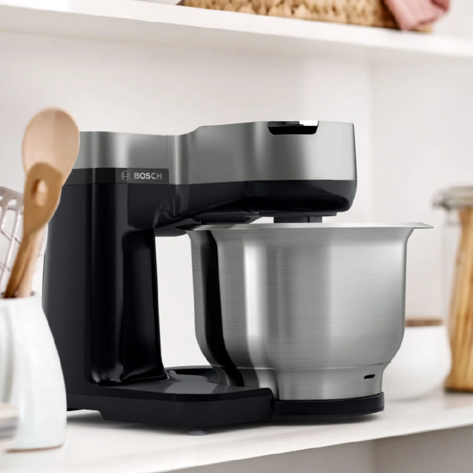 Bosch MUMS2VM00 Mutfak Makinesi MUM 900 W Siyah, Gümüş