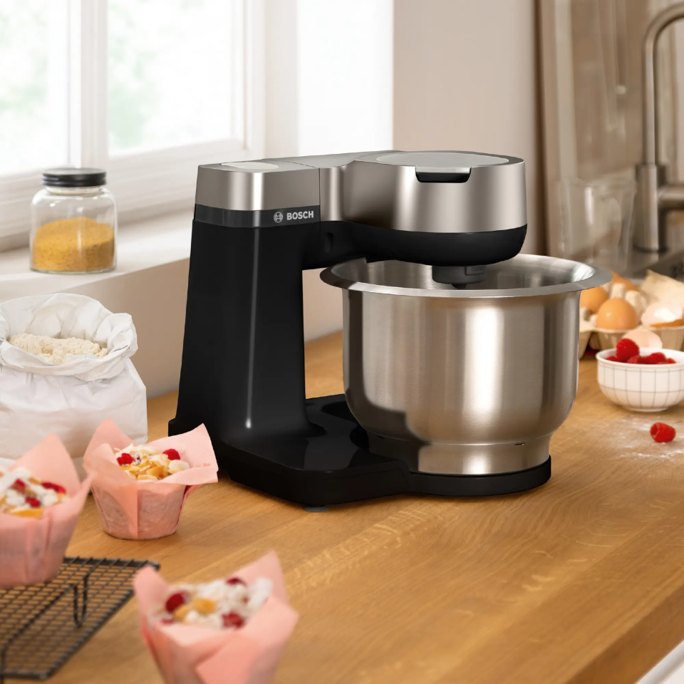 Bosch MUMS2VM00 Mutfak Makinesi MUM 900 W Siyah, Gümüş