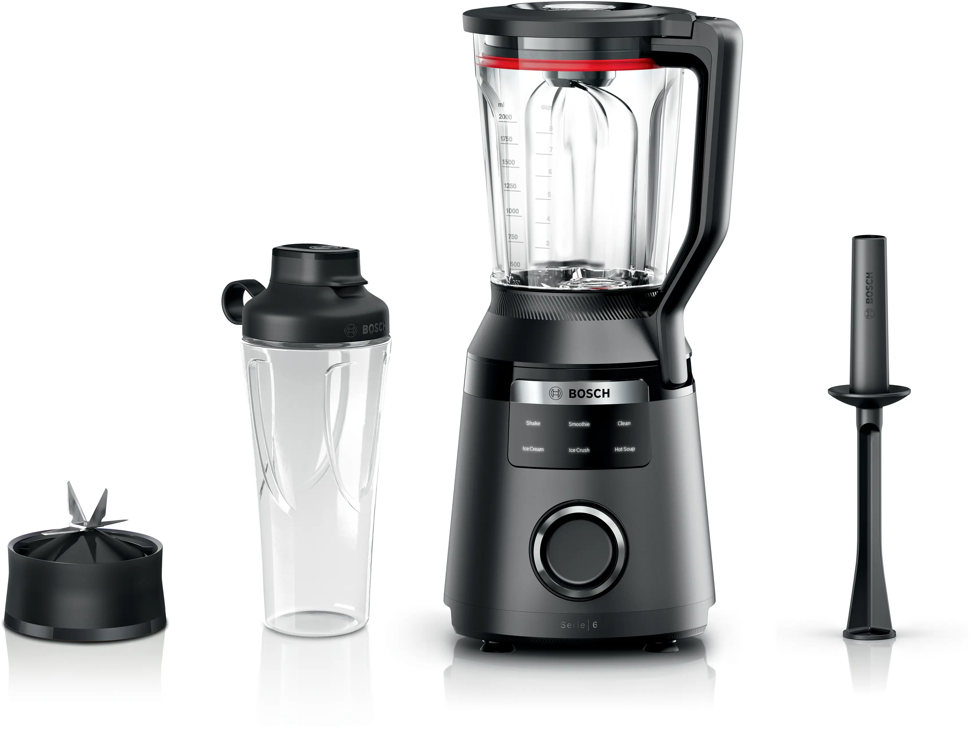 Bosch MMB6654B High performance Blender VitaPower 1800 W Siyah