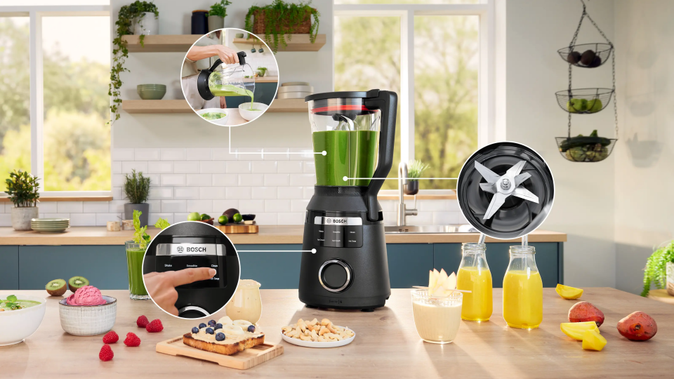 Bosch MMB6654B High performance Blender VitaPower 1800 W Siyah