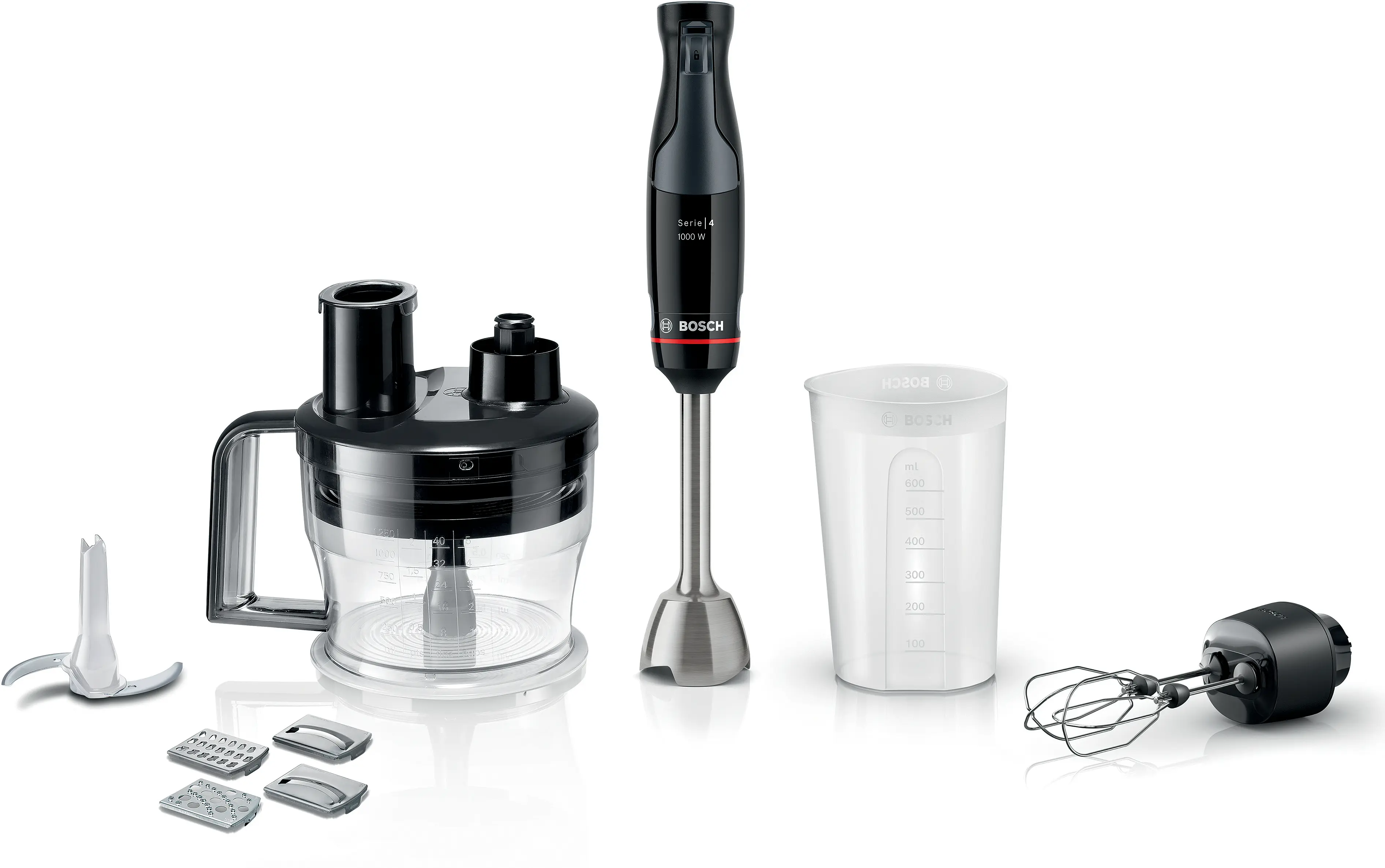 Bosch MSM4B674 El Blenderı ErgoMaster 1000 W Siyah, Antrasit