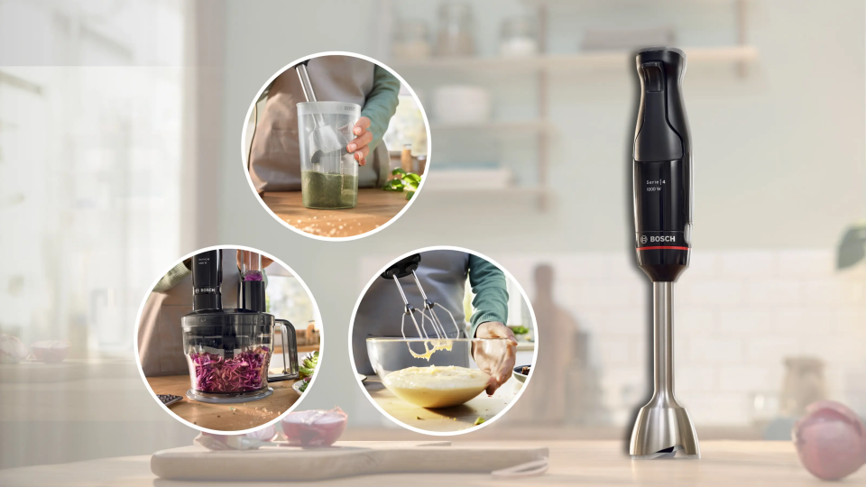 Bosch MSM4B674 El Blenderı ErgoMaster 1000 W Siyah, Antrasit