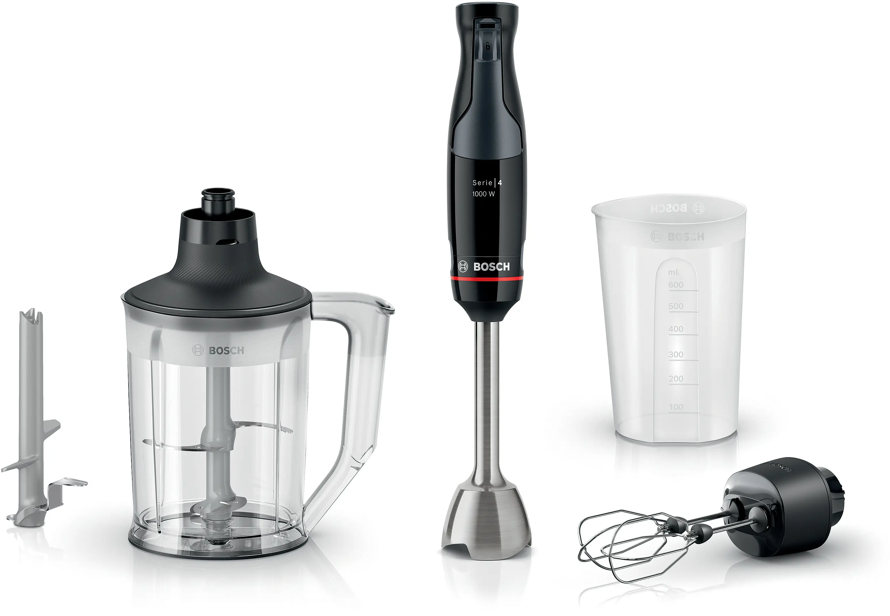 Bosch MSM4B654 El Blenderı ErgoMaster 1000 W Siyah, Antrasit