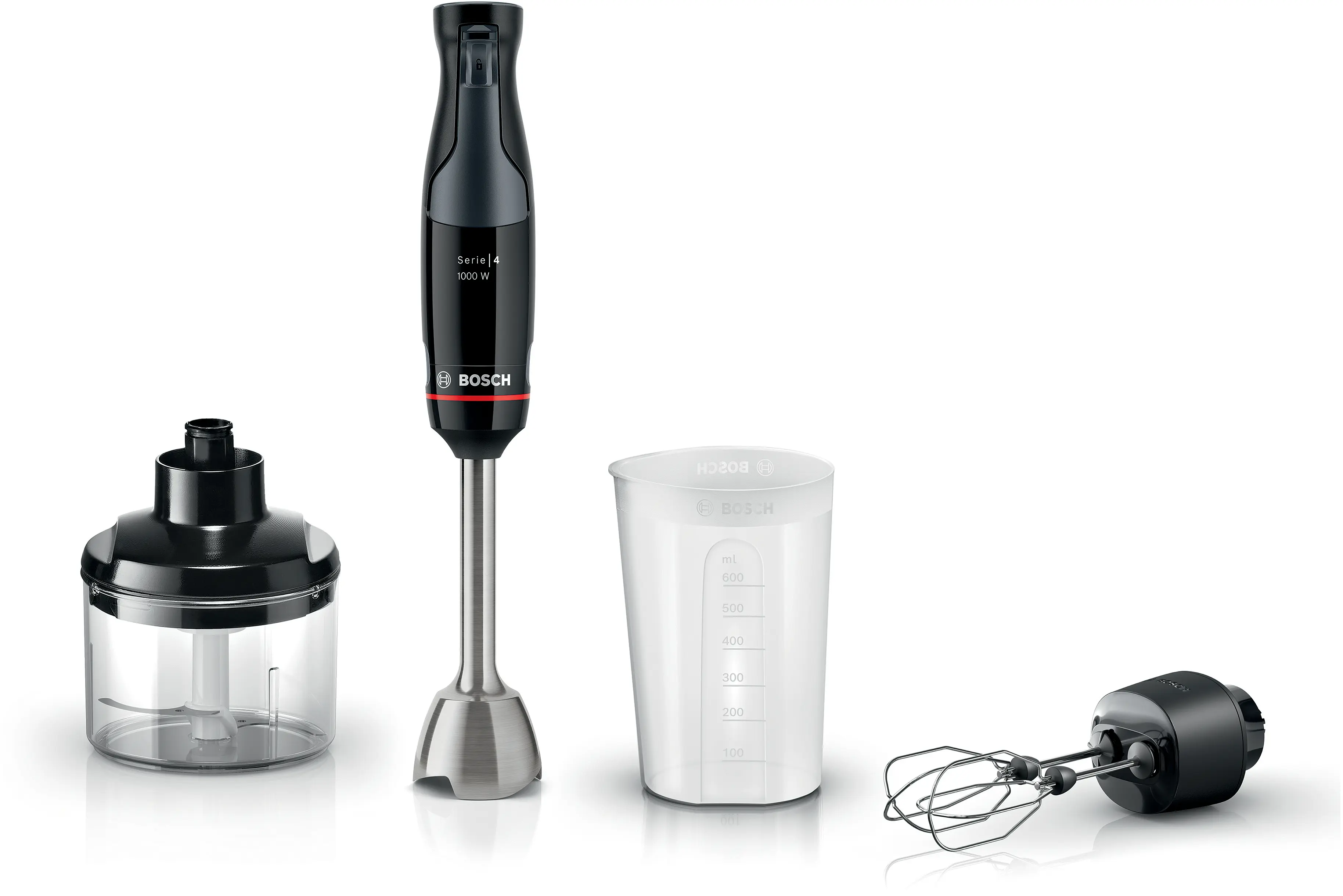 Bosch MSM4B624 El Blenderı ErgoMaster 1000 W Siyah, Antrasit