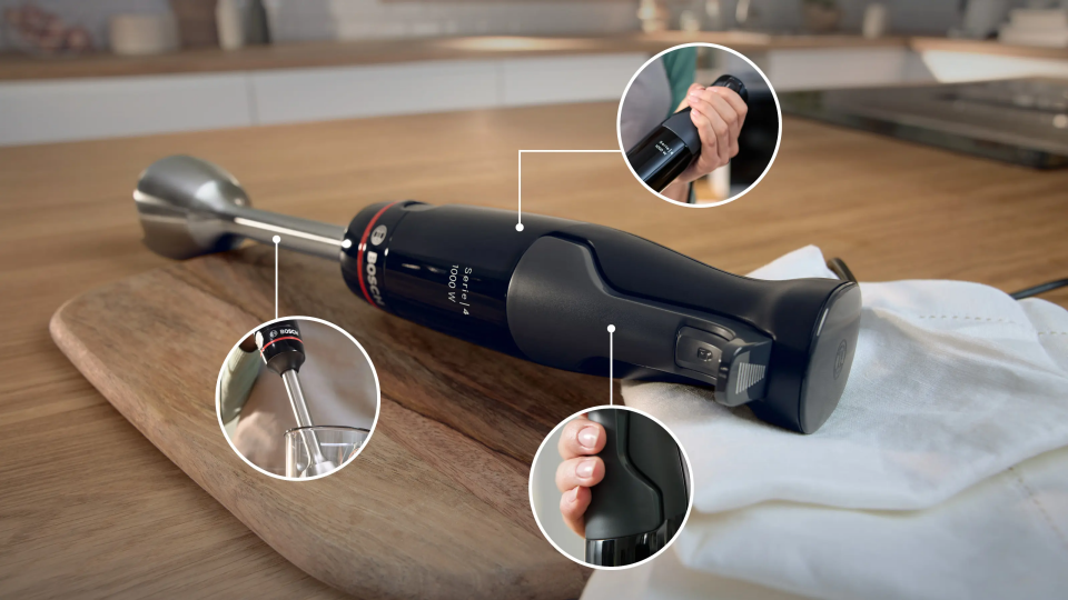 Bosch MSM4B624 El Blenderı ErgoMaster 1000 W Siyah, Antrasit