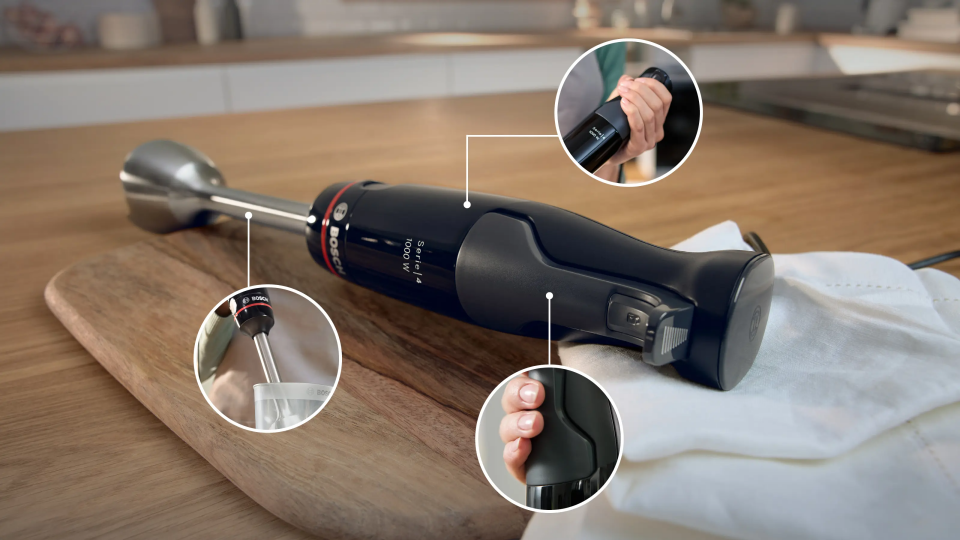 Bosch MSM4B610 El Blenderı ErgoMaster 1000 W Siyah, Antrasit