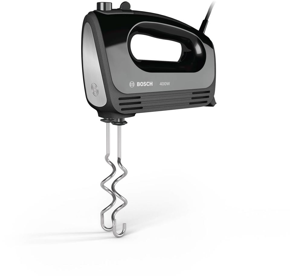 Bosch MFQ2420B El Mikseri CleverMixx 400 W Siyah, Paslanmaz çelik