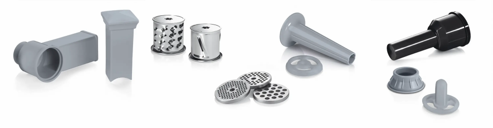 Bosch MFW67440 Kıyma Makinesi ProPower 2000 W Siyah, Krom