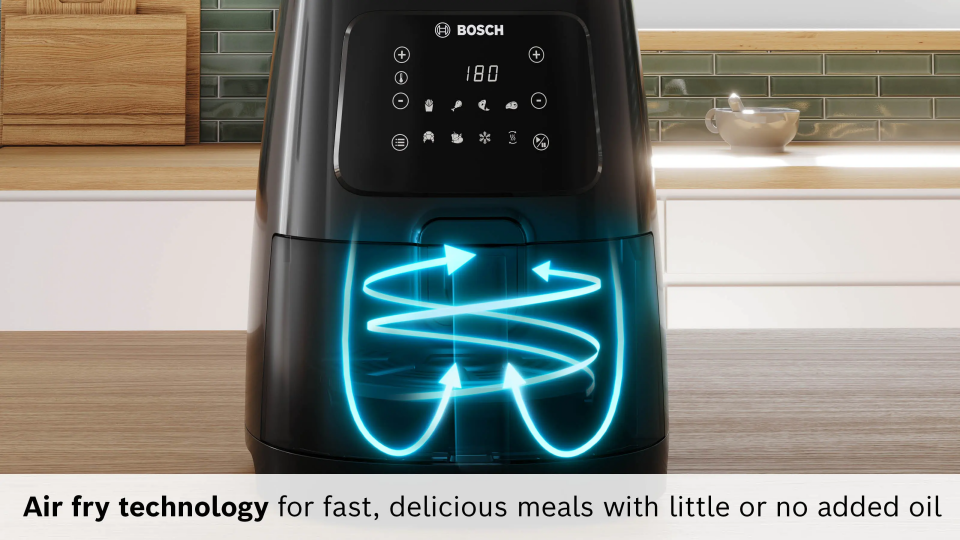 Bosch MAF240B0 Sıcak Hava Fritözü Siyah