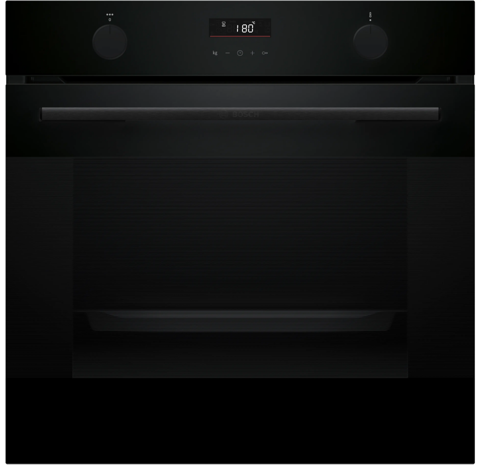 Boscj HUA736EA0T Buhar Destekli Ankastre Fırın 60 x 60 cm Siyah