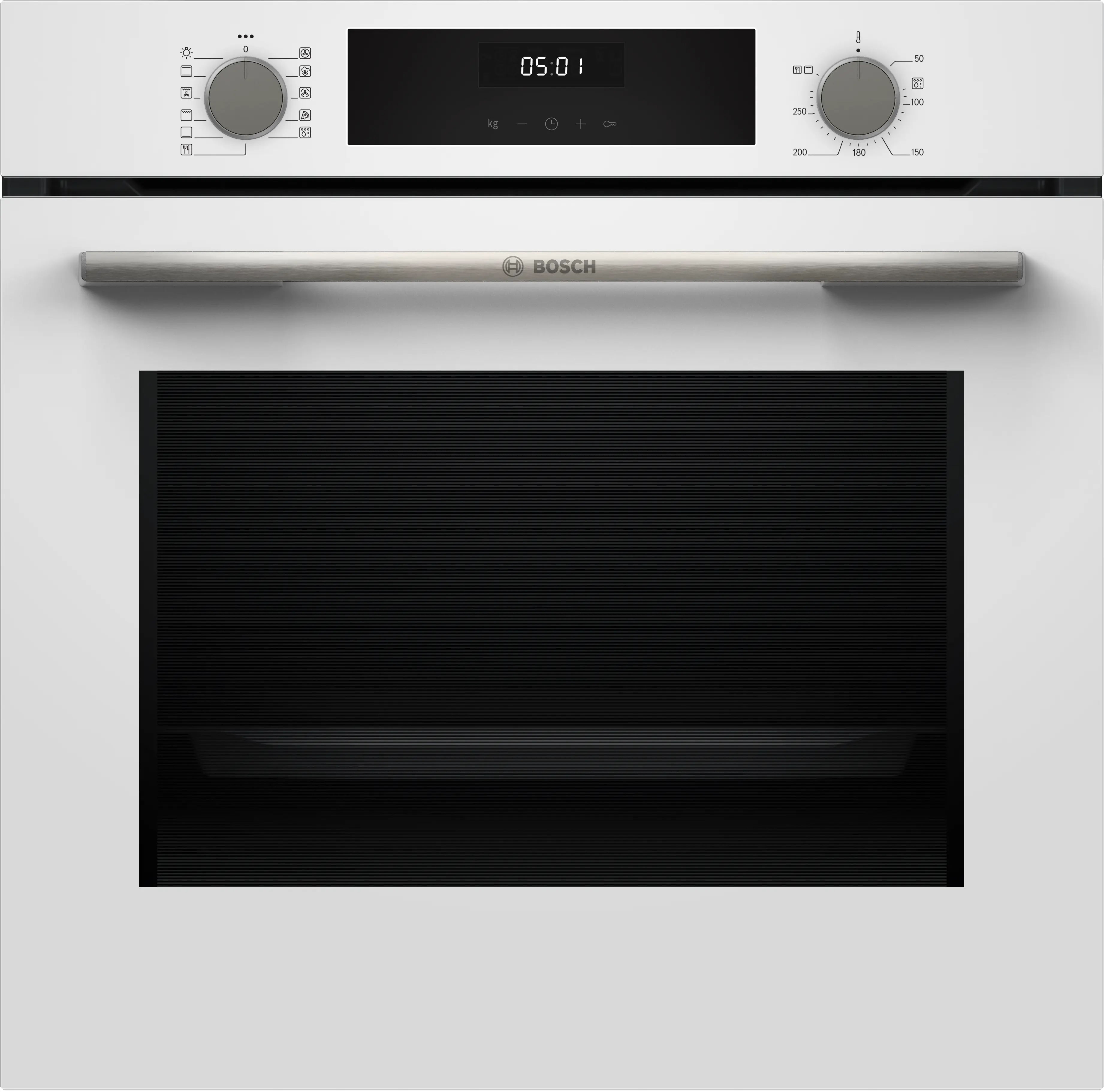 Bosch HUA717BV0T Buhar Destekli Ankastre Fırın 60 x 60 cm Beyaz