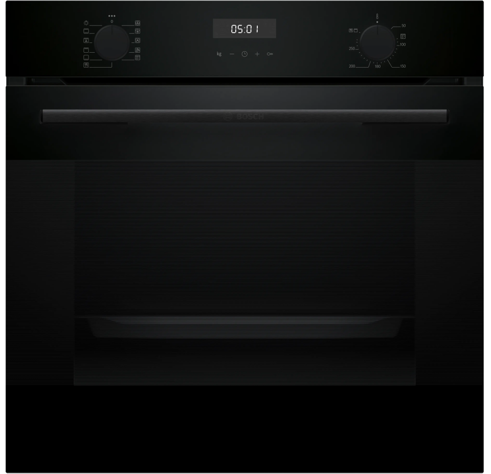 Bosch HUA717BA0T Buhar Destekli Ankastre Fırın 60 x 60 cm Siyah