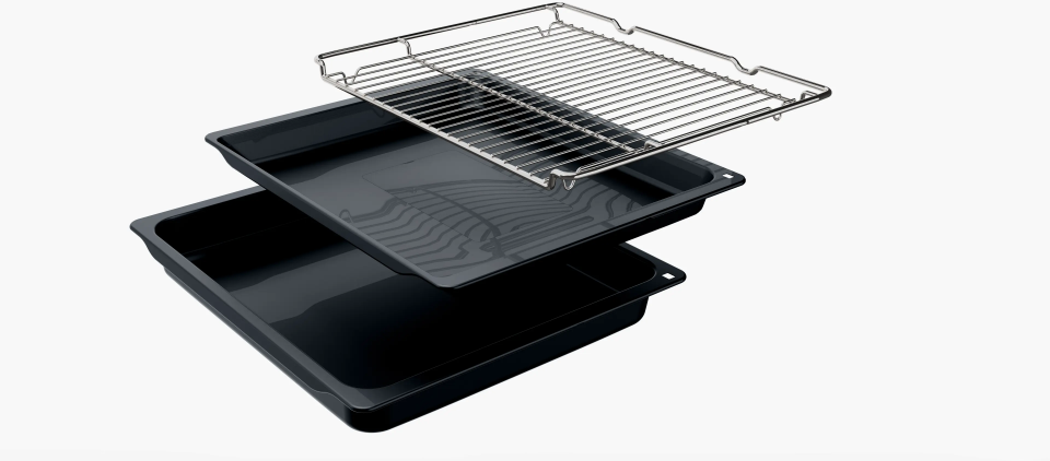 Bosch HUA717BR0T Buhar Destekli Ankastre Fırın 60 x 60 cm Inox