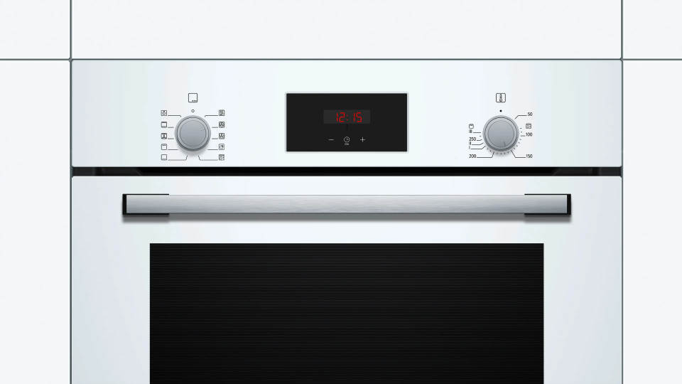 Bosch HBF512BW1T Ankastre Fırın 60 x 60 cm Beyaz