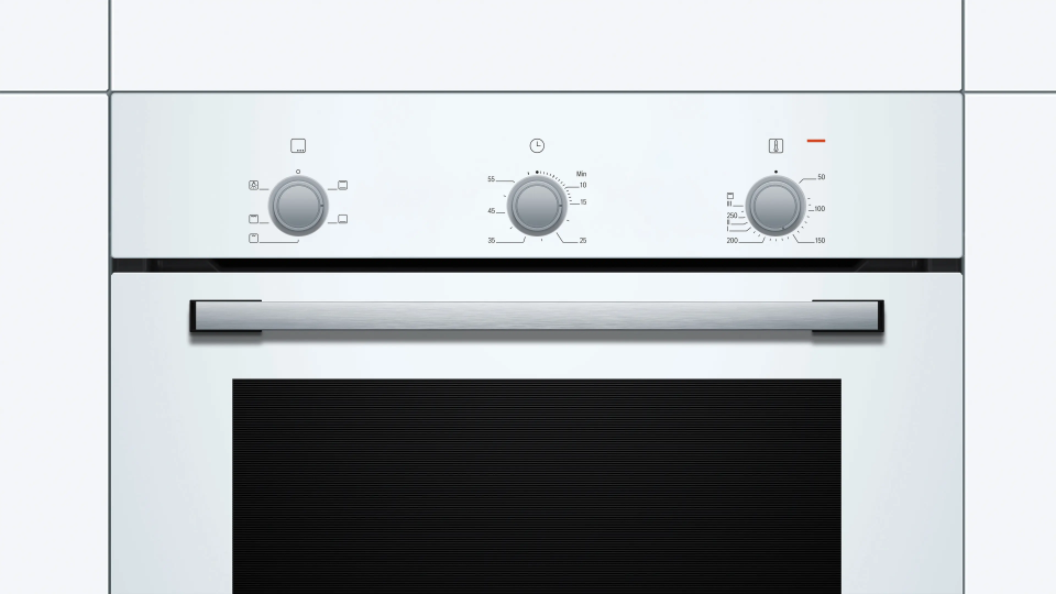 Bosch HBF011BV1T Ankastre Fırın 60 x 60 cm Beyaz
