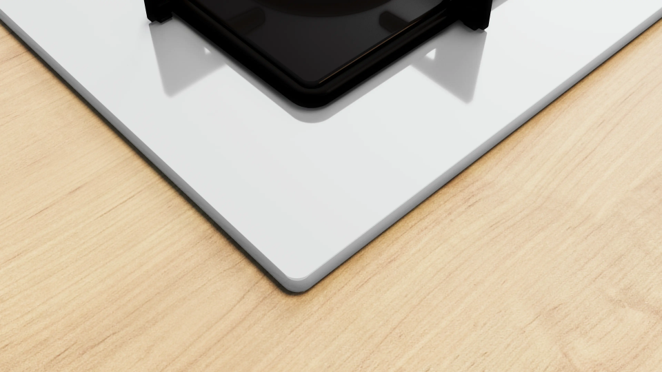 Bosch POP7C2P31O Gazlı Ocak 67 cm Sert cam, Beyaz