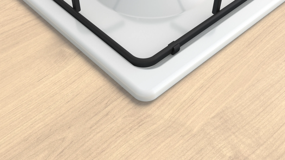 Bosch PBP6C2K80O Gazlı Ocak 60 cm Emaye, Beyaz