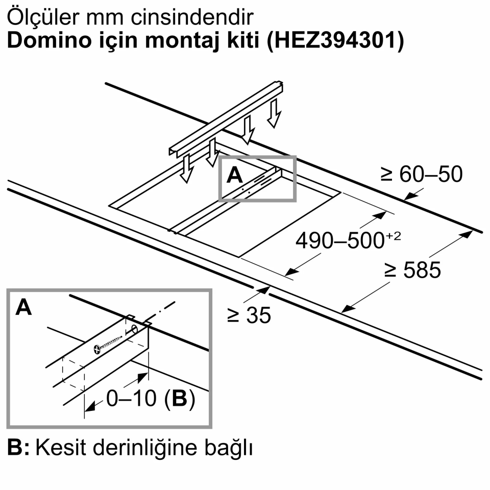 Bosch PKF375CA2E Elektrikli Domino Ocak 30 cm Çerçeveli Montaj