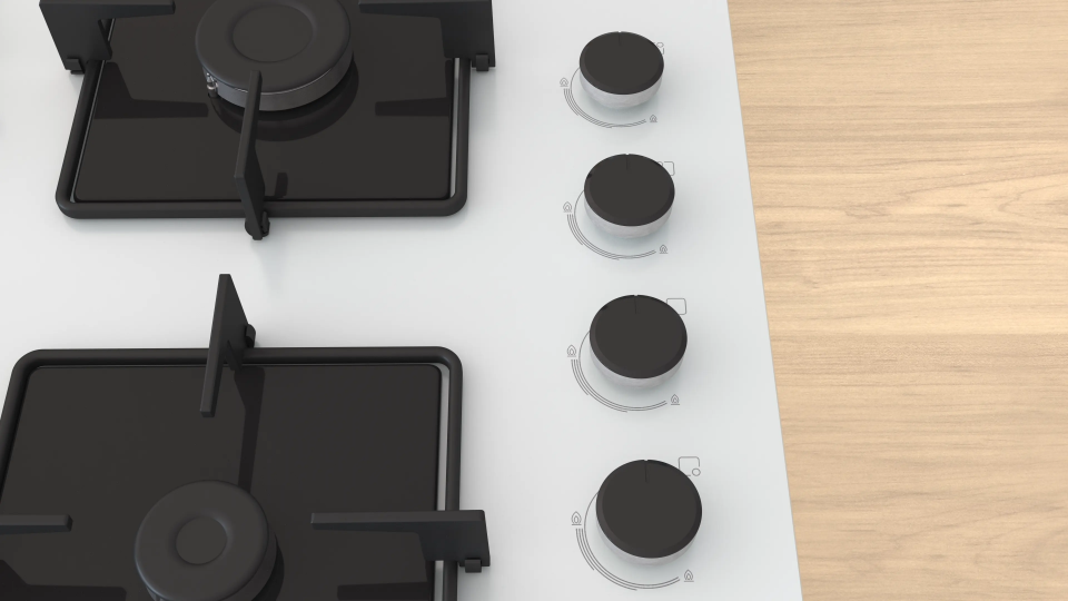 Bosch POP0C2P30O  Set Üstü Gazlı Ocak 60 cm