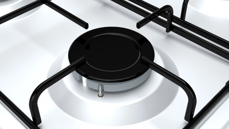 Bosch PBP6C2B80O Gazlı Ocak 60 cm Emaye, Beyaz