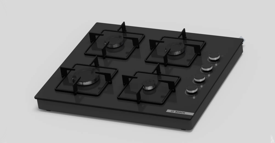 Bosch POP0C6P30O Set Üstü Gazlı Ocak 60 cm