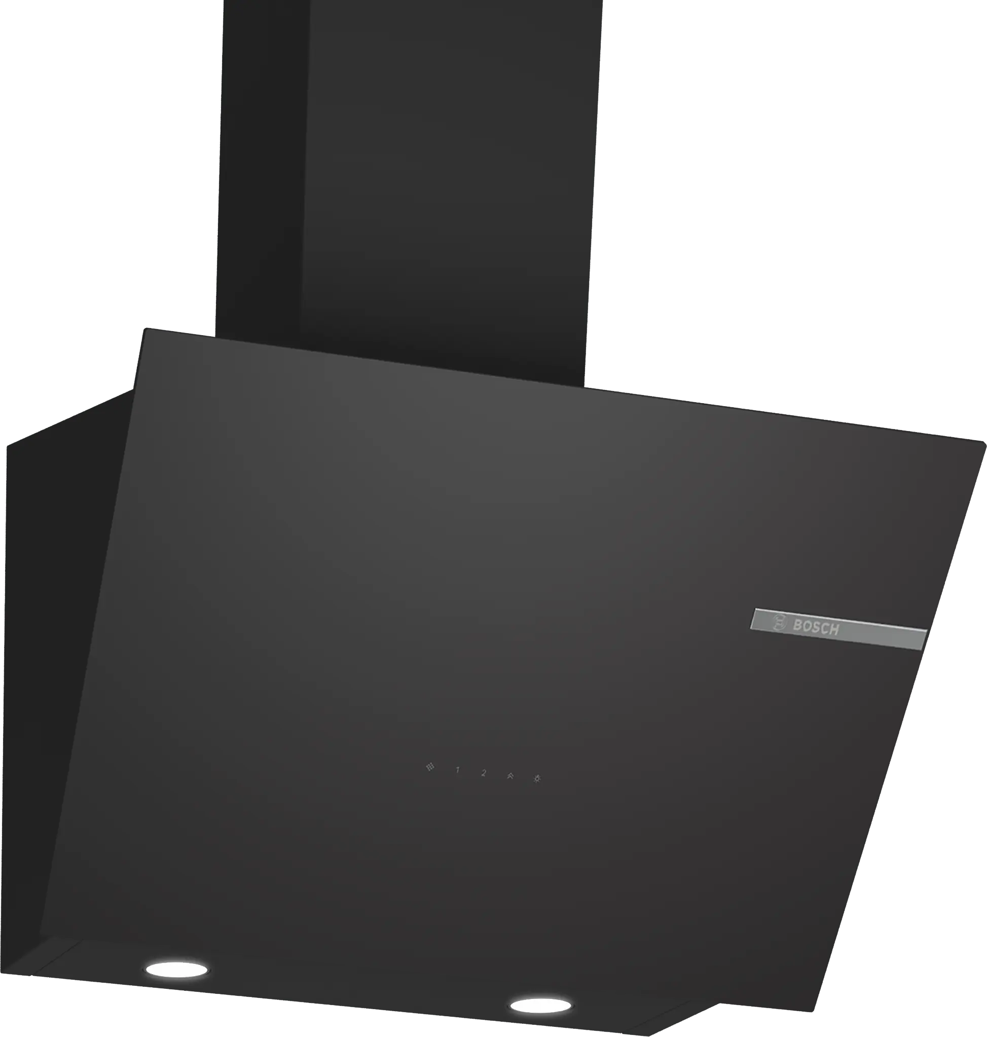 Bosch DWK66PJ60T Duvar Tipi Davlumbaz 60 cm Siyah Cam, Siyah