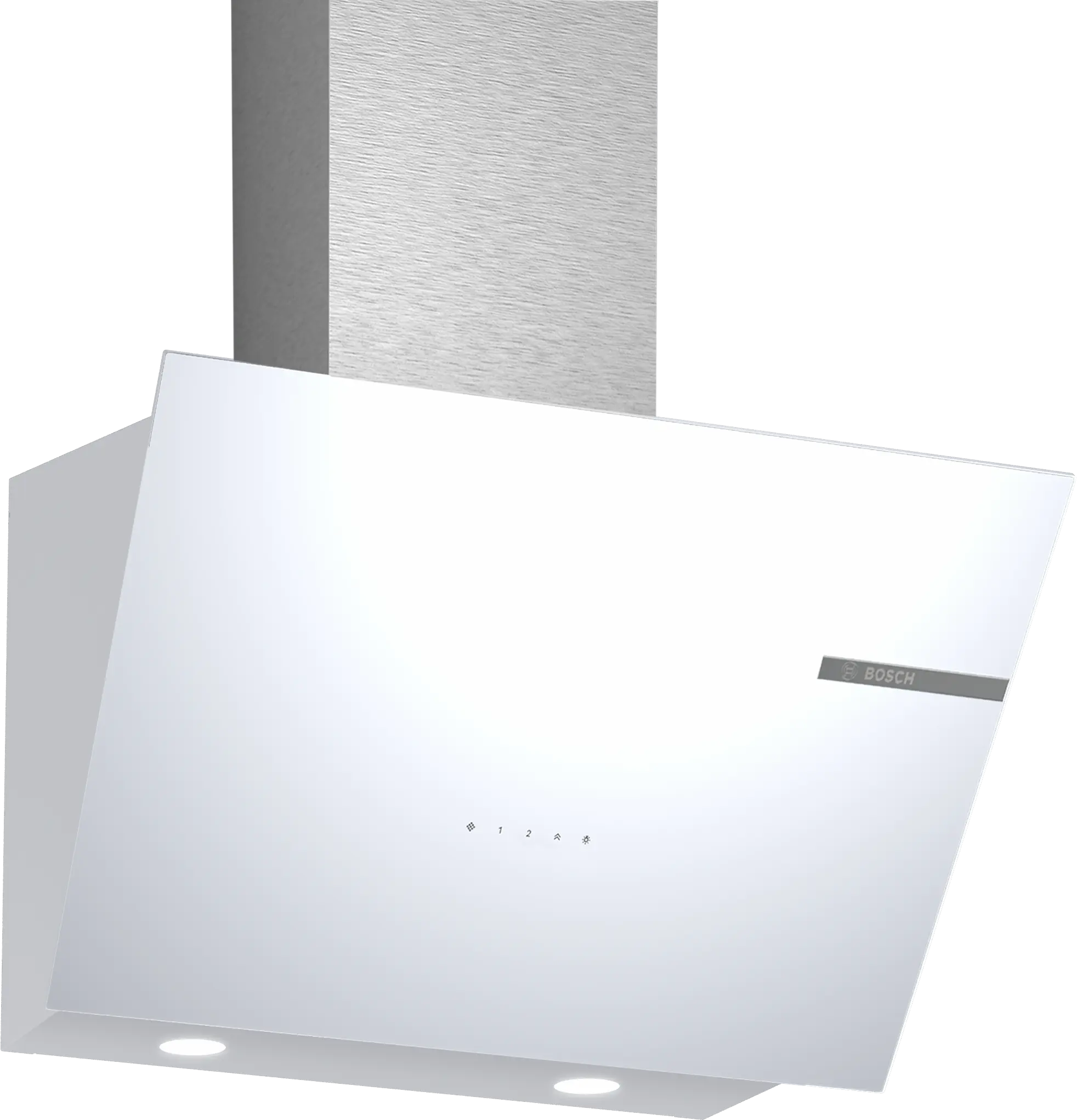 Bosch DWK66PJ20T Duvar Tipi Davlumbaz 60 cm Beyaz Cam Yüzey, Beyaz