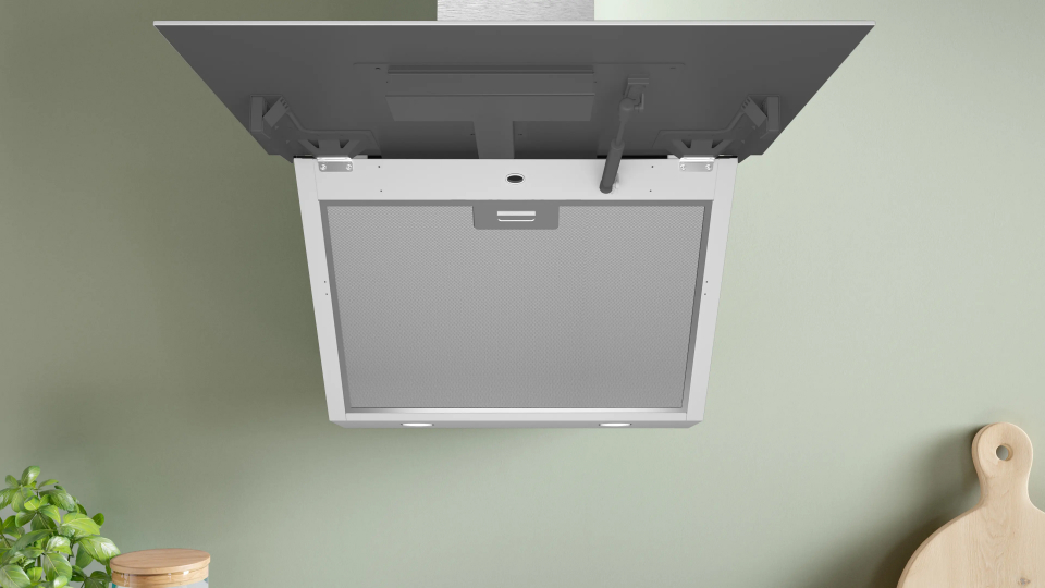 Bosch DWK66PJ20T Duvar Tipi Davlumbaz 60 cm Beyaz Cam Yüzey, Beyaz