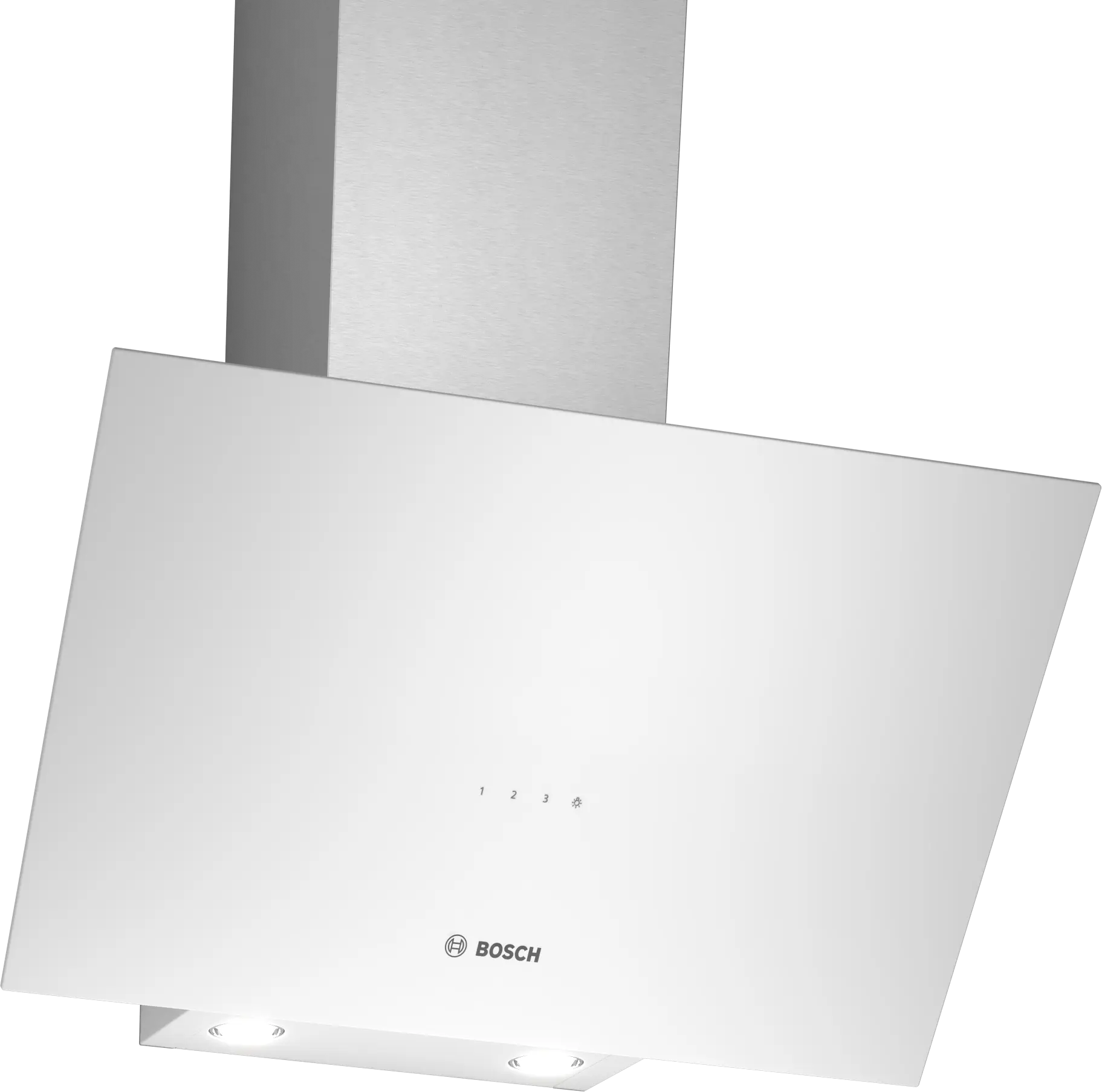 Bosch DWK64PJ20T Duvar Tipi Davlumbaz 60 cm Beyaz Cam Yüzey, Beyaz