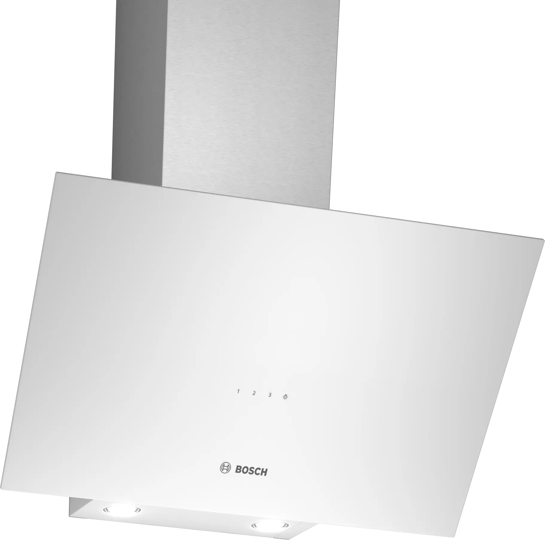 Bosch DWK64PJ20T Duvar Tipi Davlumbaz 60 cm Beyaz Cam Yüzey, Beyaz