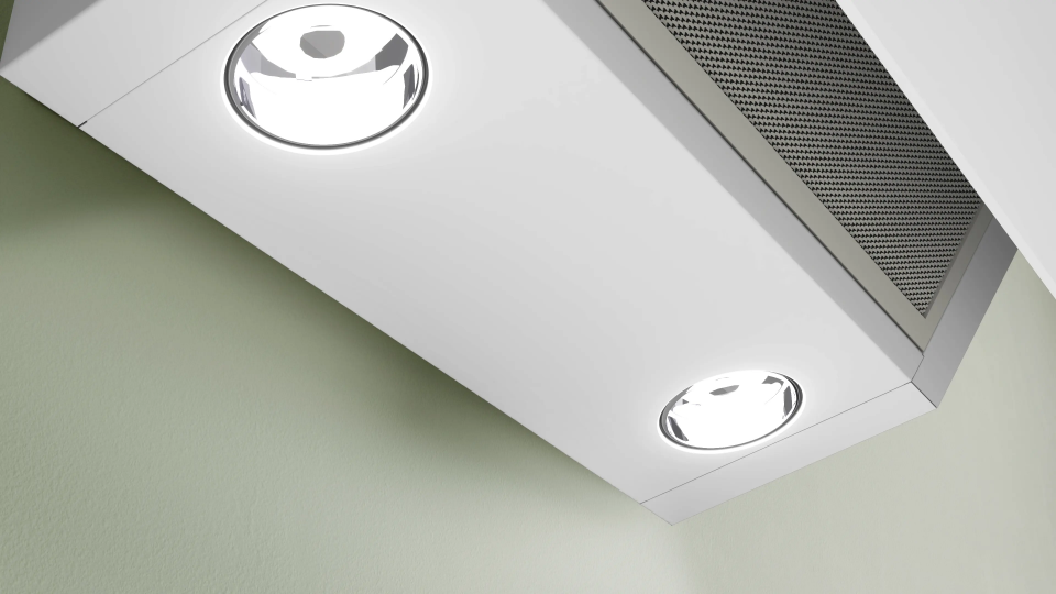 Bosch DWK64PJ20T Duvar Tipi Davlumbaz 60 cm Beyaz Cam Yüzey, Beyaz