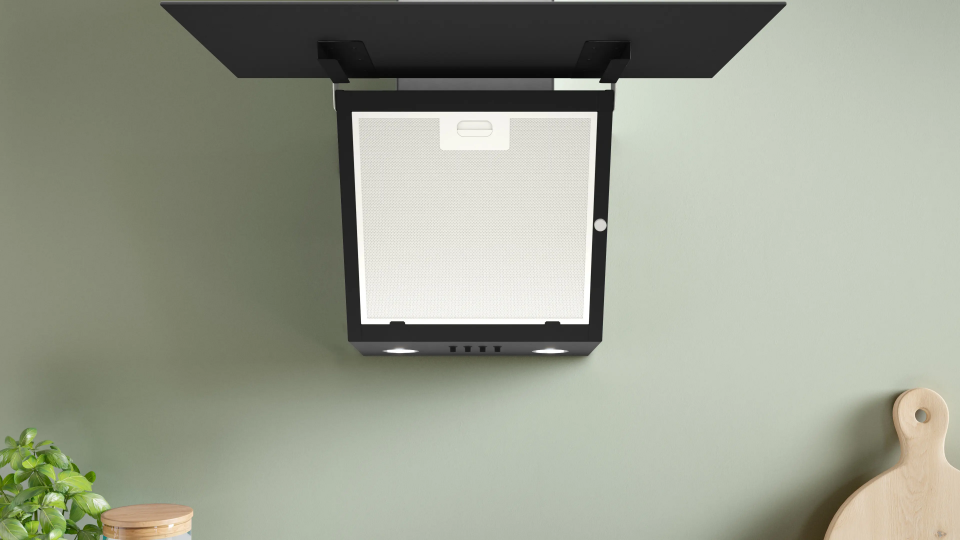 Bosch DWK63PJ61T Duvar Tipi Davlumbaz 60 cm Siyah Cam, Siyah