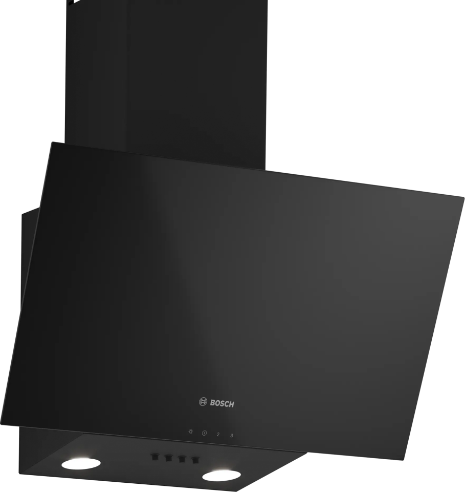 Bosch DWK63PJ60T Duvar Tipi Davlumbaz 60 cm Siyah Cam, Siyah