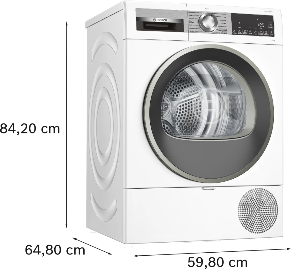 Bosch WQG25201TR Isı Pompalı Kurutma Makinesi 10 kg