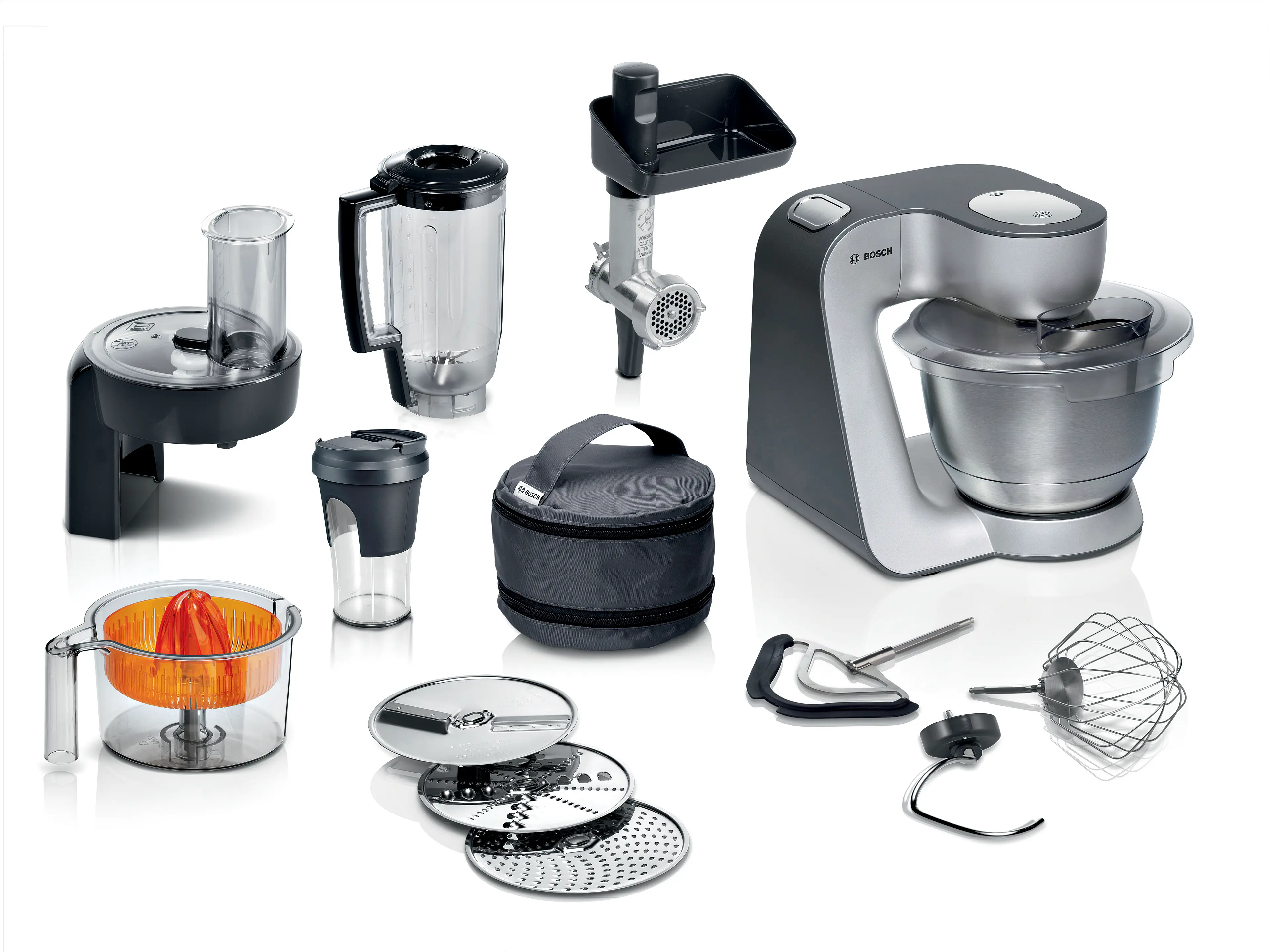 Bosch MUM58359 Mutfak Makinesi MUM 5 1000 W Gümüş,