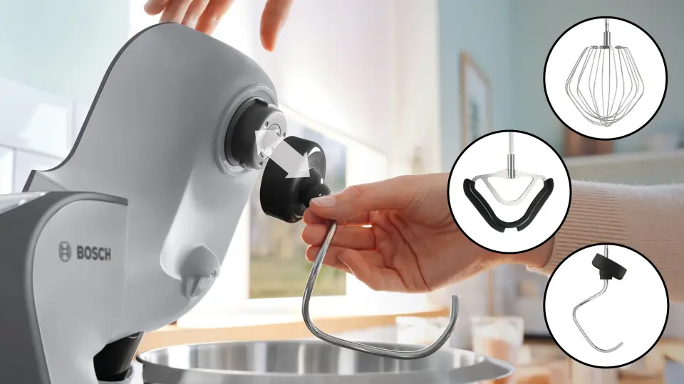 Bosch MUM58359 Mutfak Makinesi MUM 5 1000 W Gümüş,