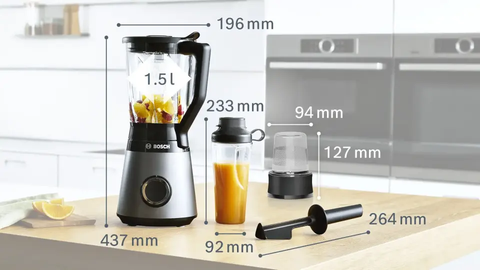 Bosch MMB61772S Blender VitaPower 1200 W Gümüş